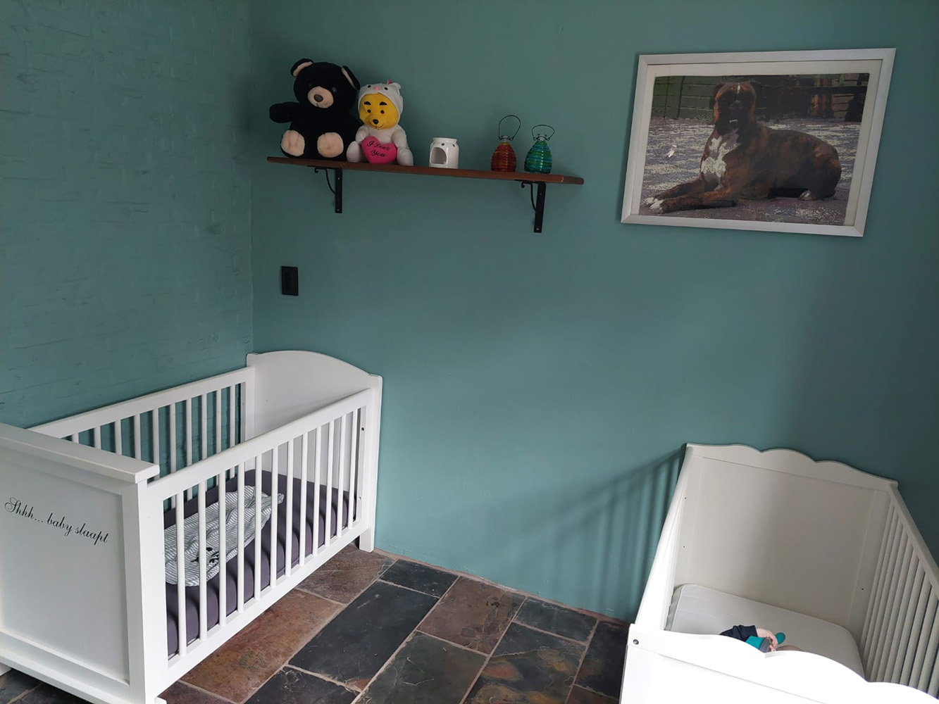 Slaapkamer baby kinderopvang Bombay's Hoeve